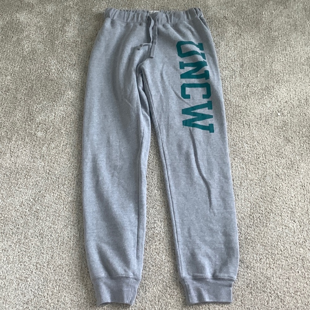 UNCW sweatpants with teal logo: size small (men’s or women’s)